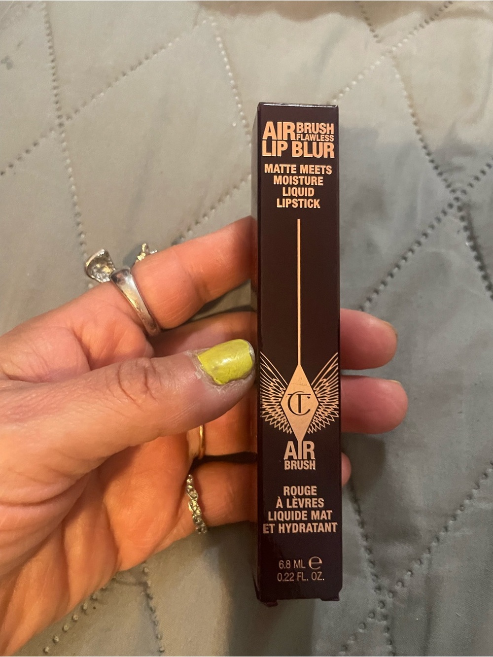 Charlotte Tilbury Lipstick Box in Deep Plum Brown